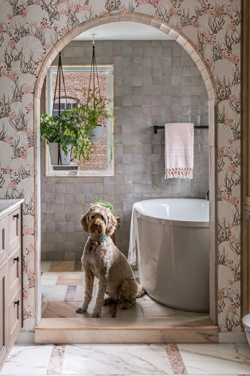 Makelike wallpaper installation by Katy Rider Design 